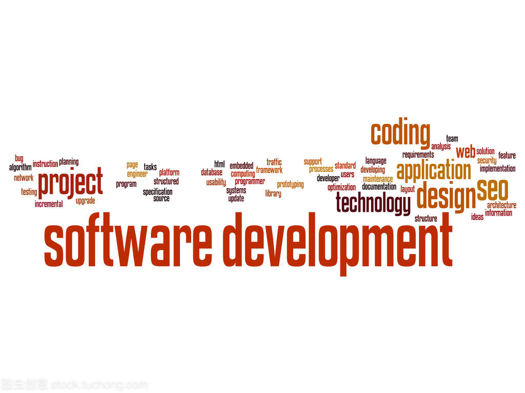 軟件開發(fā)詞云
